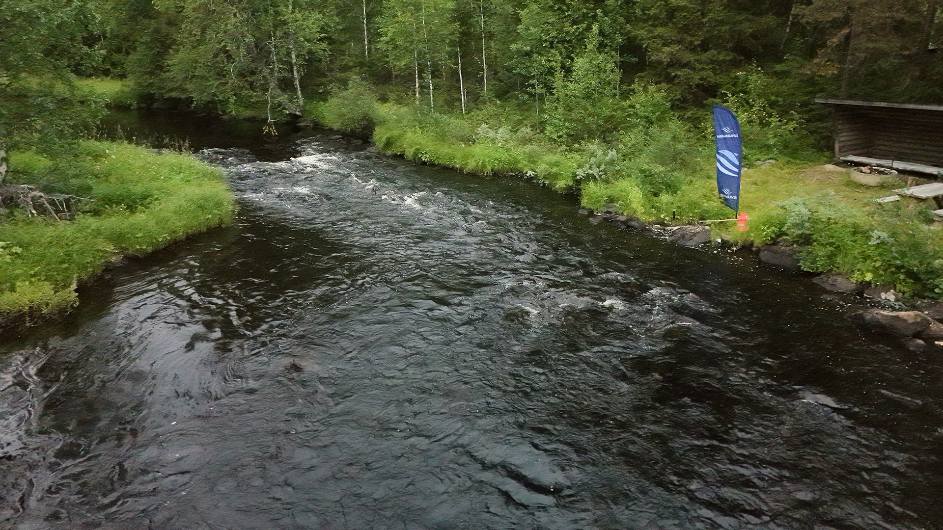 Lekområde i Bäsksjöån 