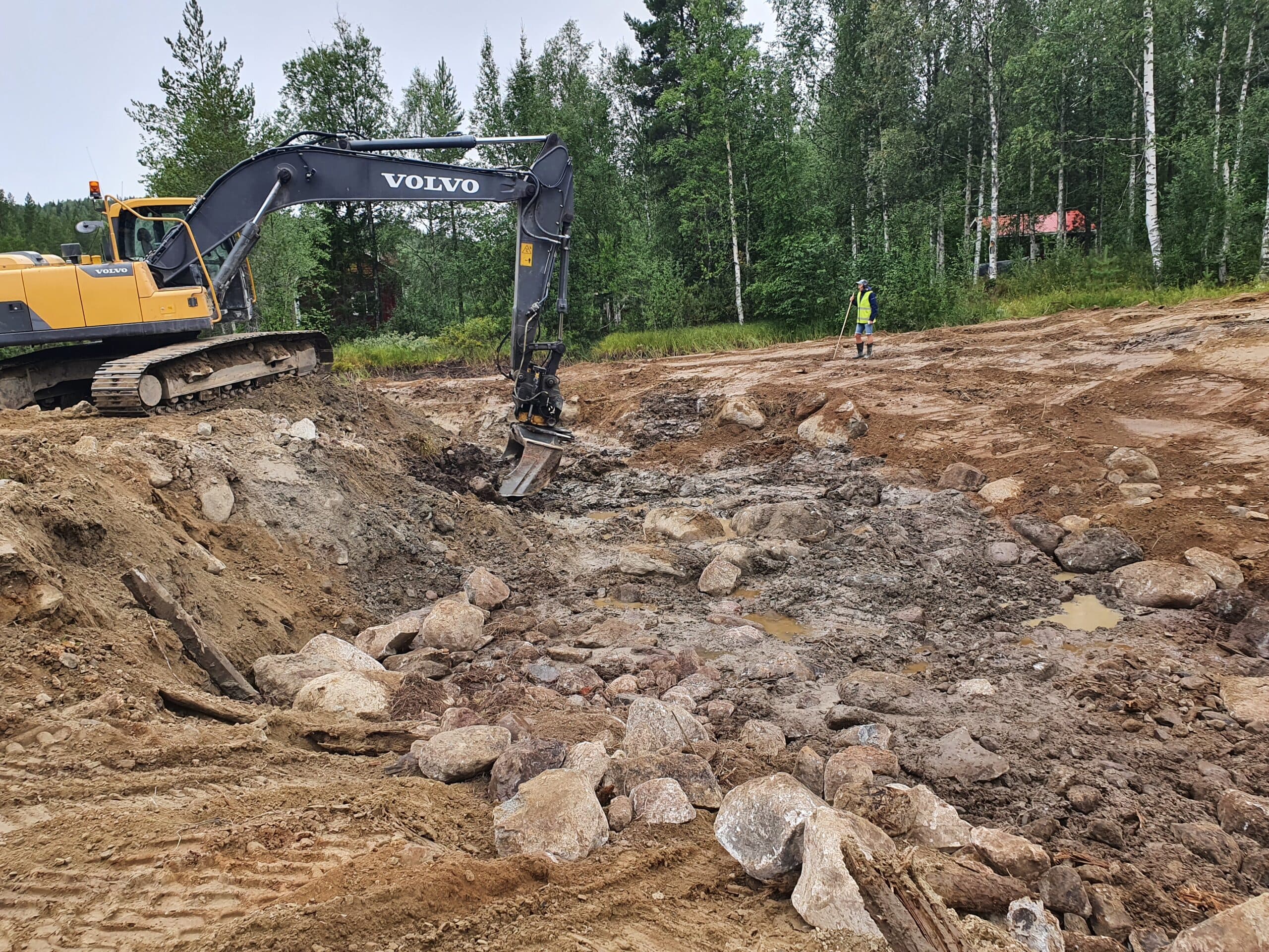 Vattenkraftsdamm borttagen i Tallån, Västerbotten, tack vare Vattenkraftens miljöfond