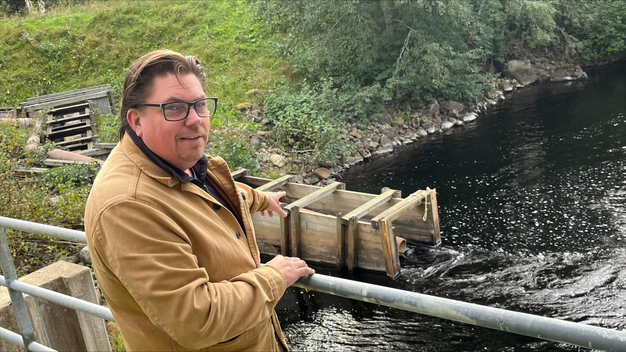 Sveriges radio intervjuar Richard Löwall om Rickleån