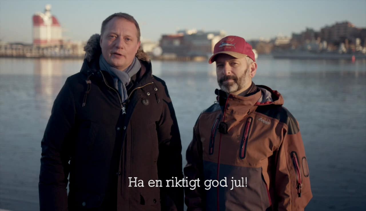 Julhälsning från Älvräddarna, Magnus Carlson och Martin Falklind